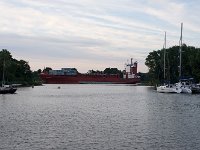 Unsere erste Übernachtung, vor Anker im Flemhuder See.