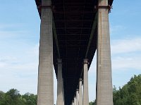 Die A7 auf der Rader Hochbrücke über uns.