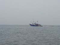 Die Überfahrt nach Helgoland ist eher trüb.