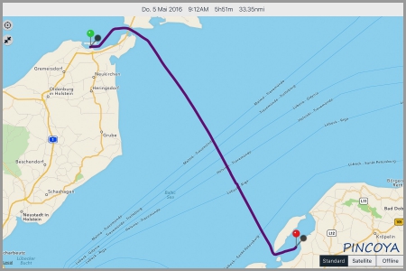 „von HHafen -> ins Salzhaff von Rerick“