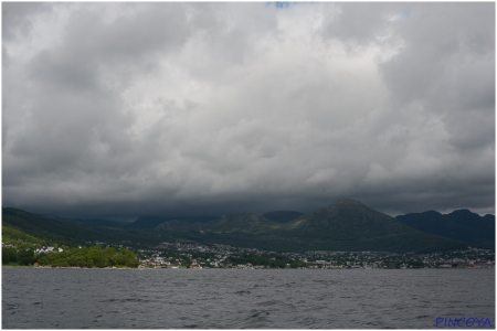 „Der Preikestolen hängt auch heute in dicken Wolken.“