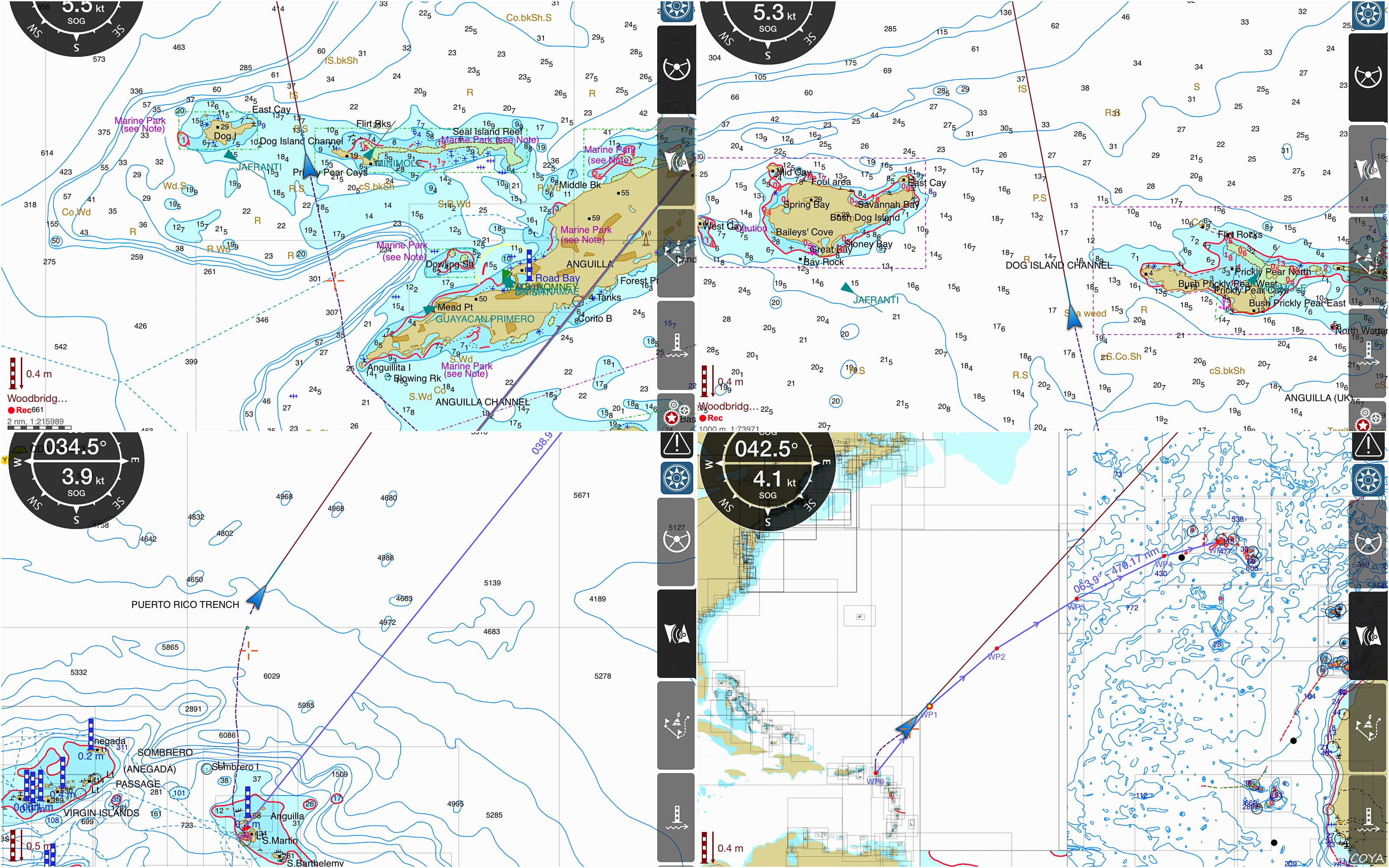 „Raus aus den Leeward Islands und quer über den Atlantik zu den Azoren.“