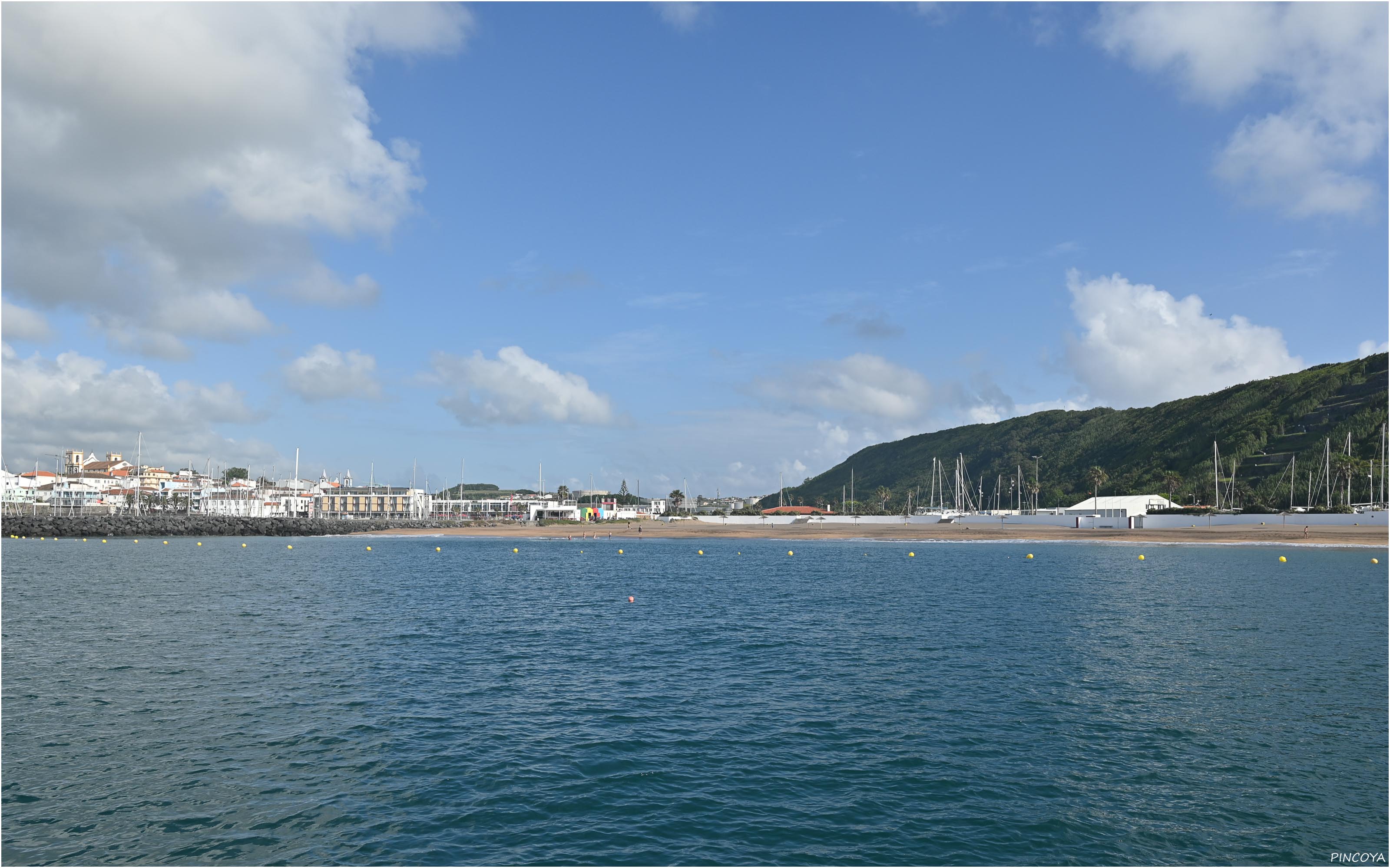 „Terceira, unser Blick auf den Strand.“