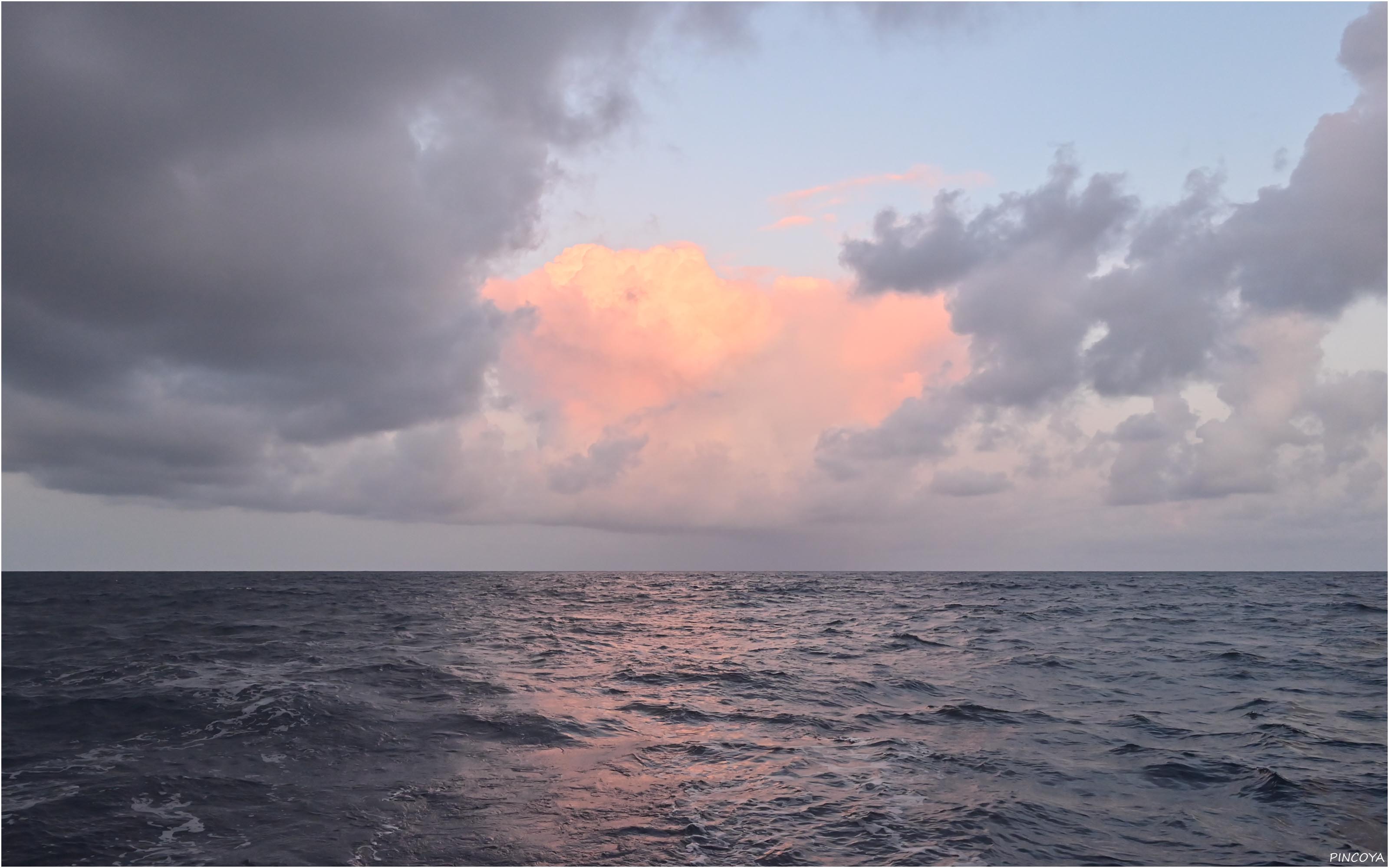 „Wolkenbeleuchtung im Westen.“