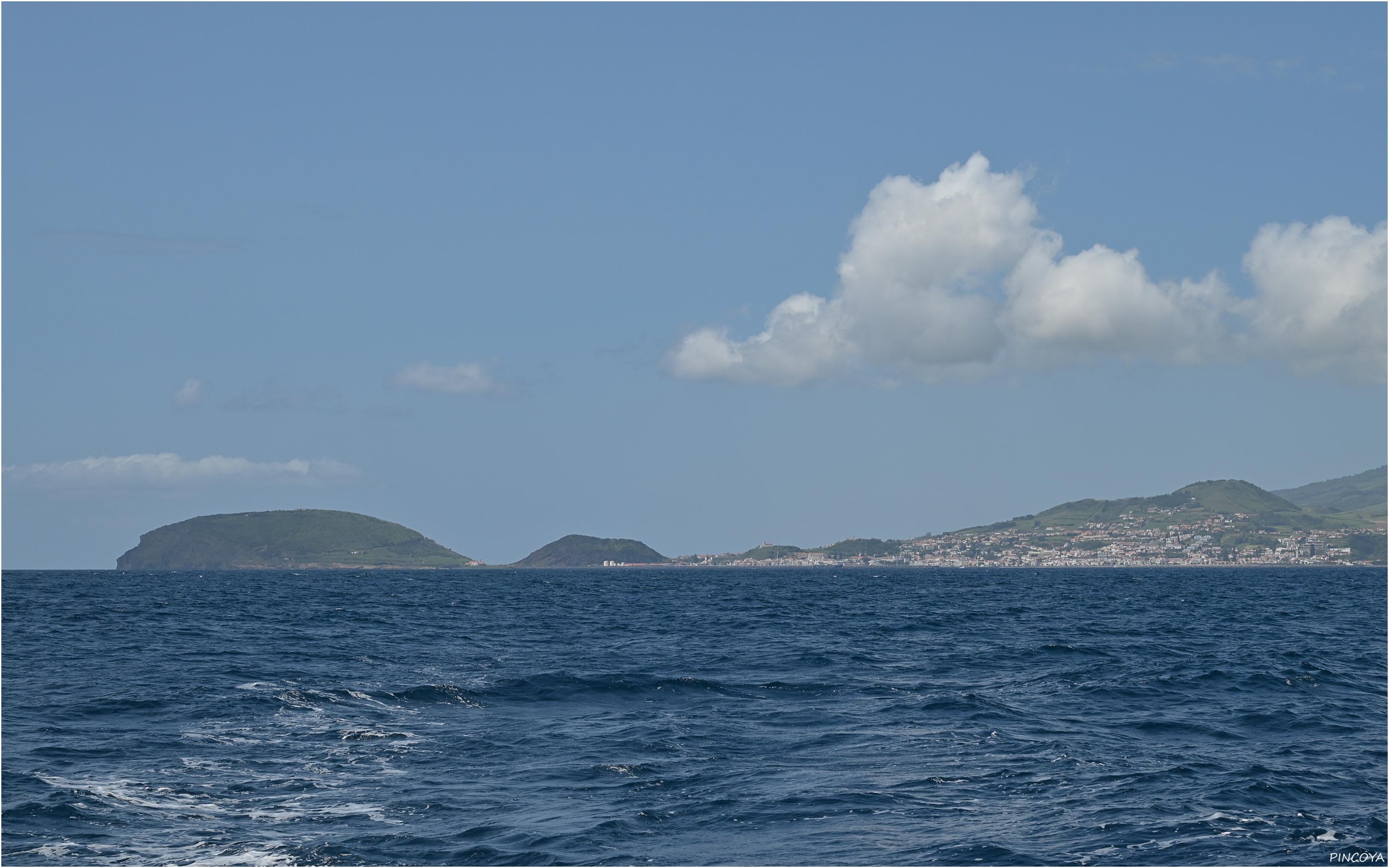 „Faial mit Horta und der Halbinsel Monte da Guia.“