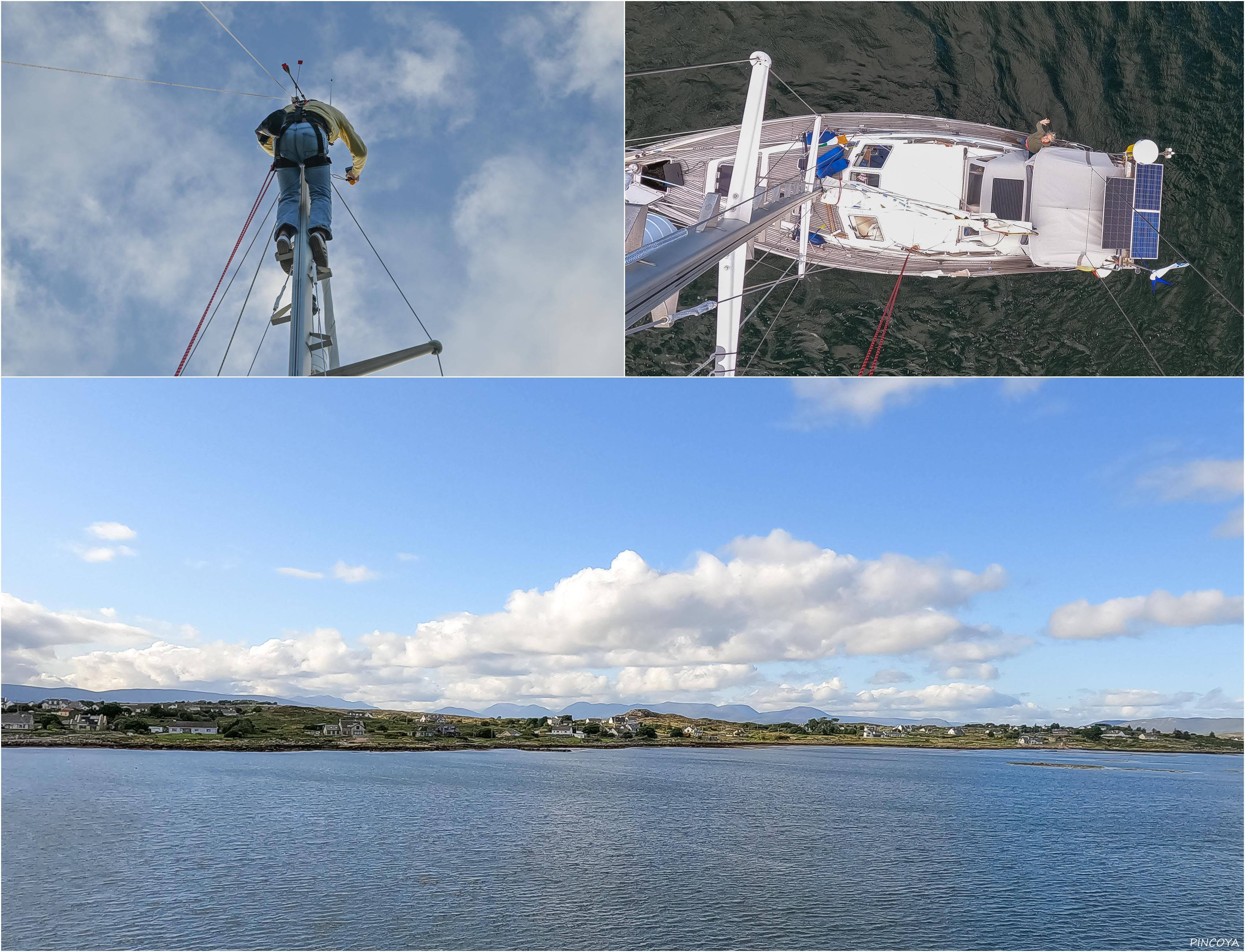 „Ein Ausflug in den Mast bringt auch immer mal Photos aus einer anderen Perspektive.“