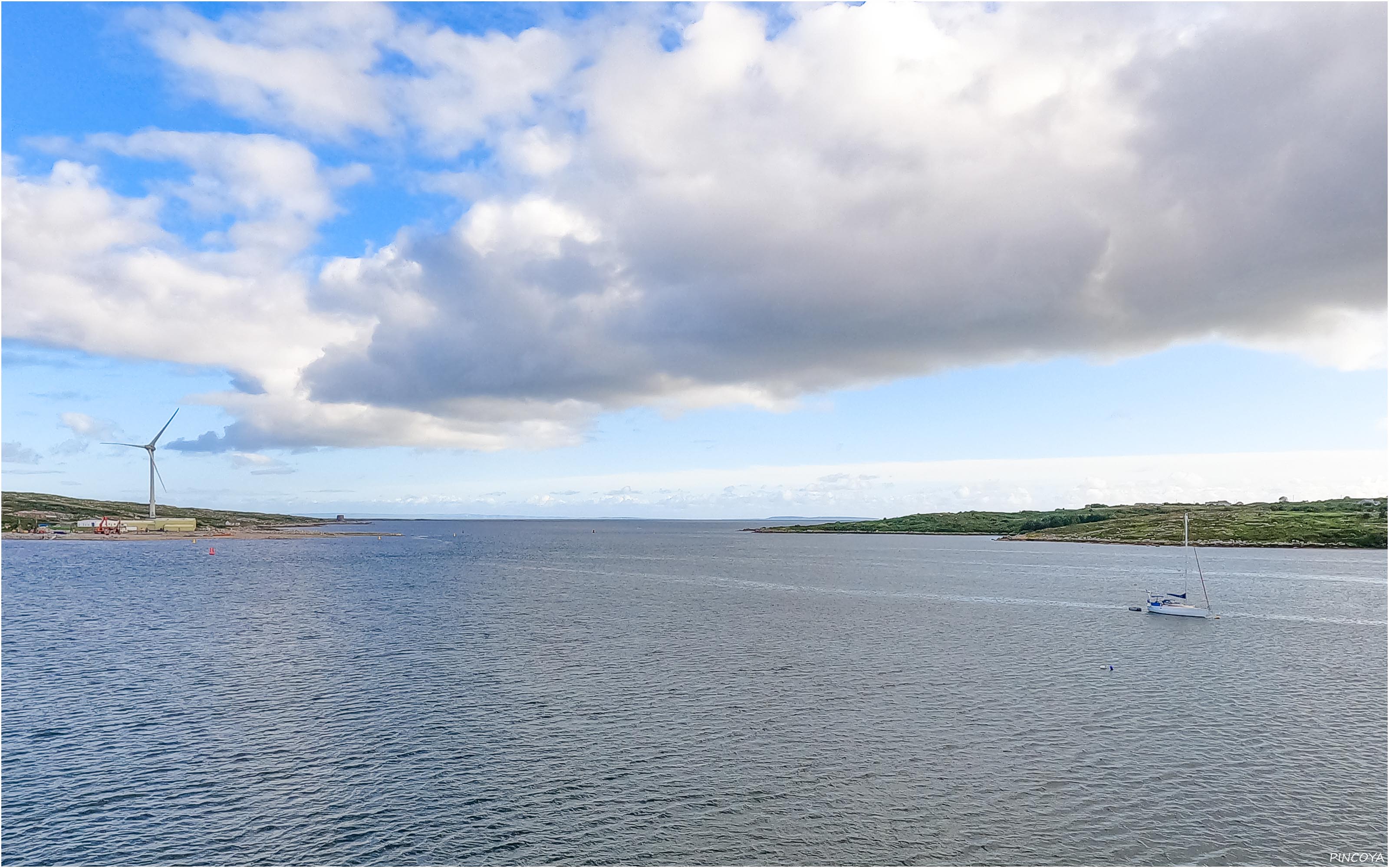 „Ausgang der Cashla Bay zur Galway Bay“