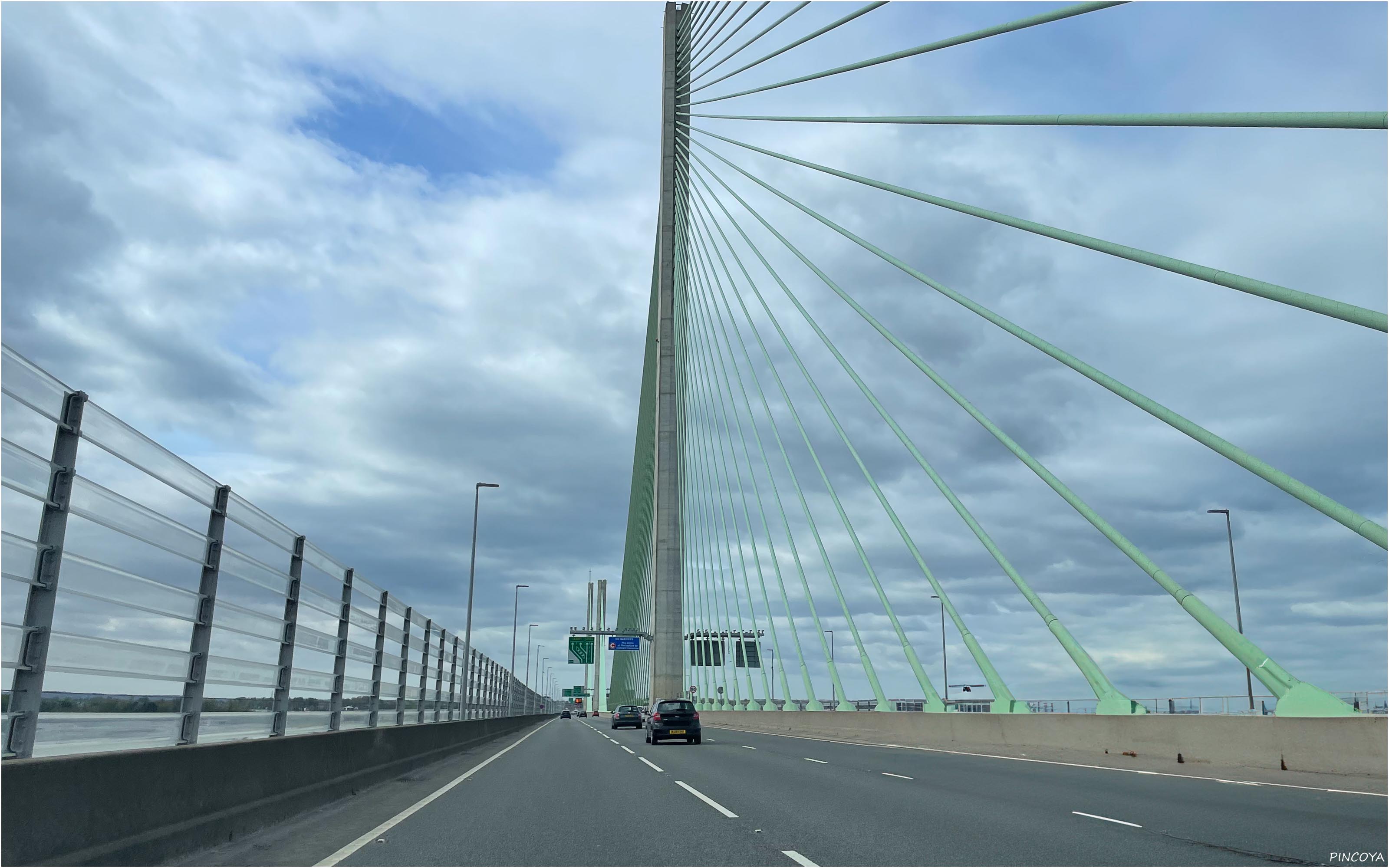 „Nun noch einmal legal über die Mersey Gateway Bridge.“