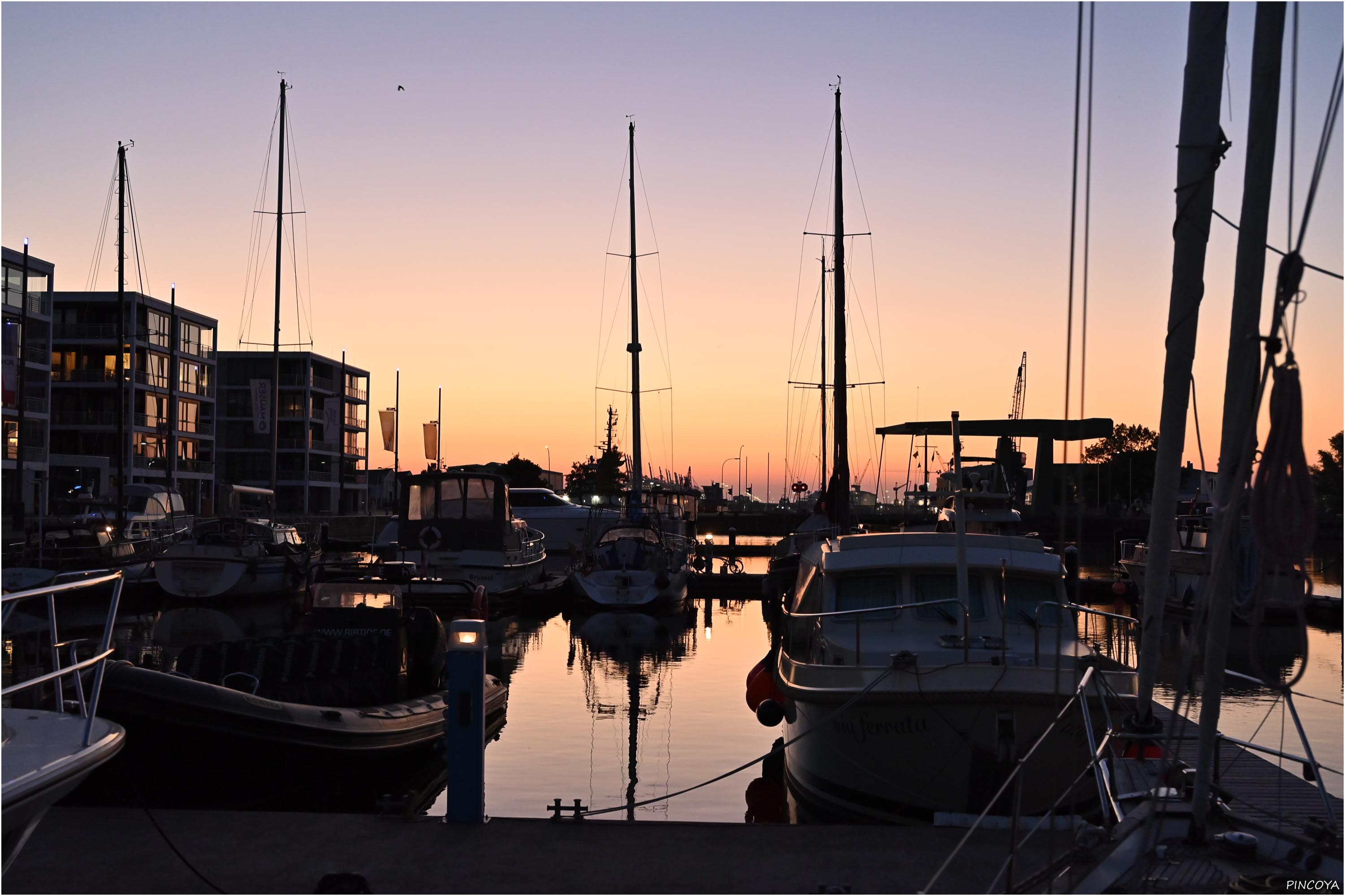 „Abendstimmung Neuer Hafen“