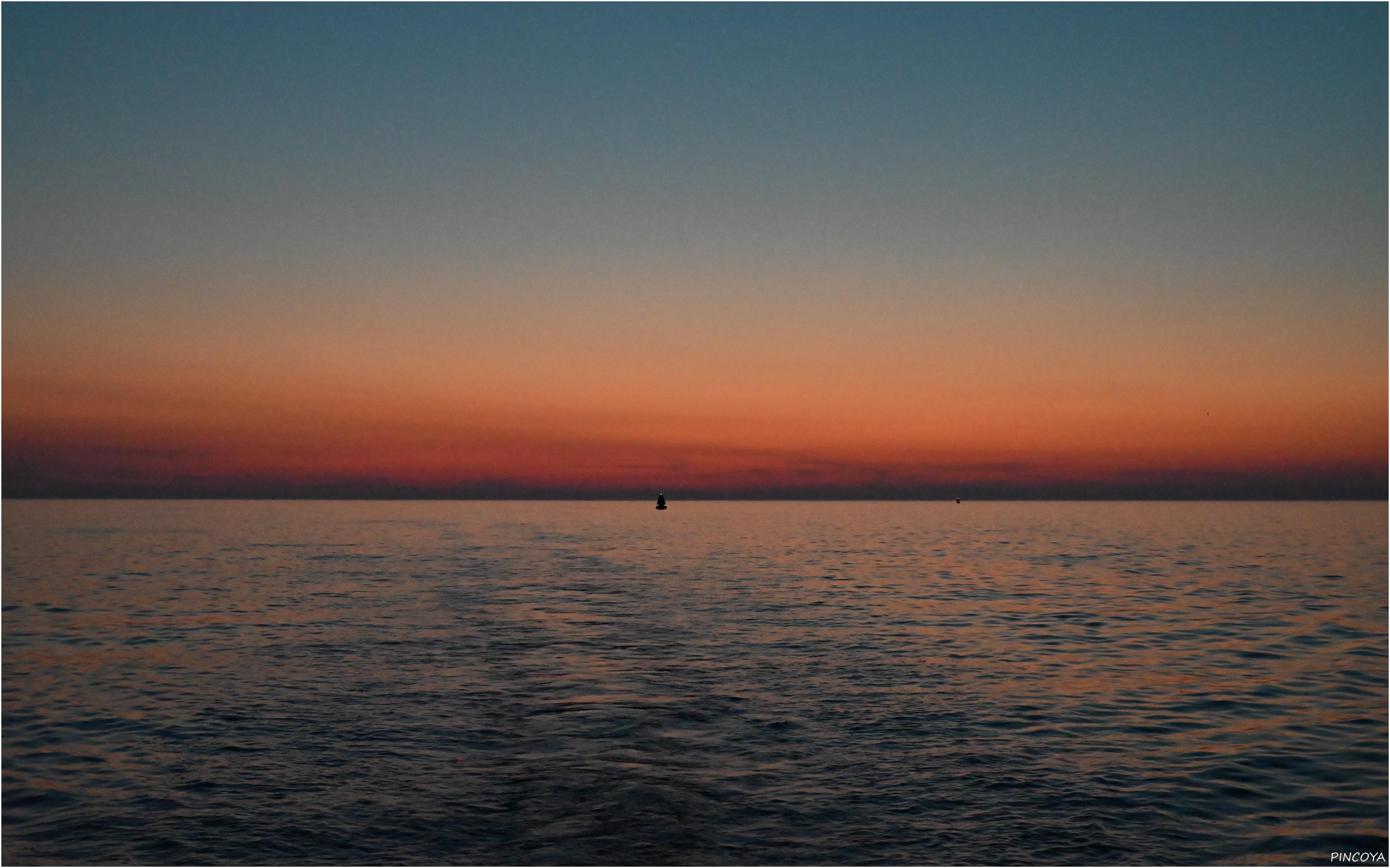 „Die letzte Abenddämmerung vor Vlieland.“