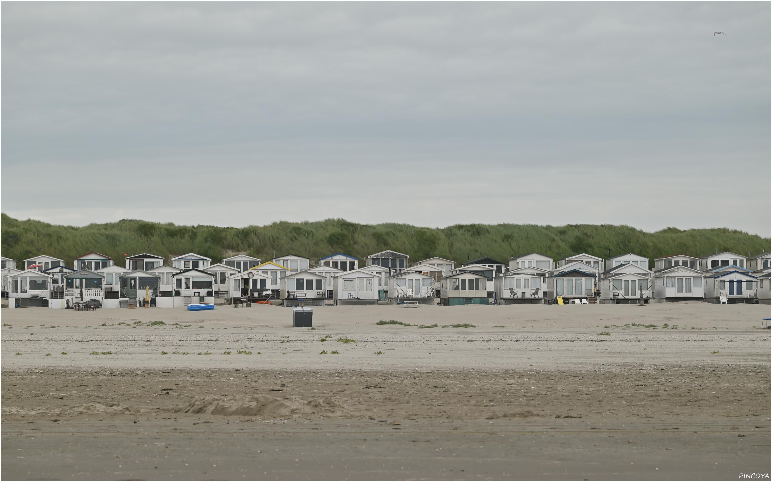 „Aber die Strandhäuschen sind komplett verwaist.“