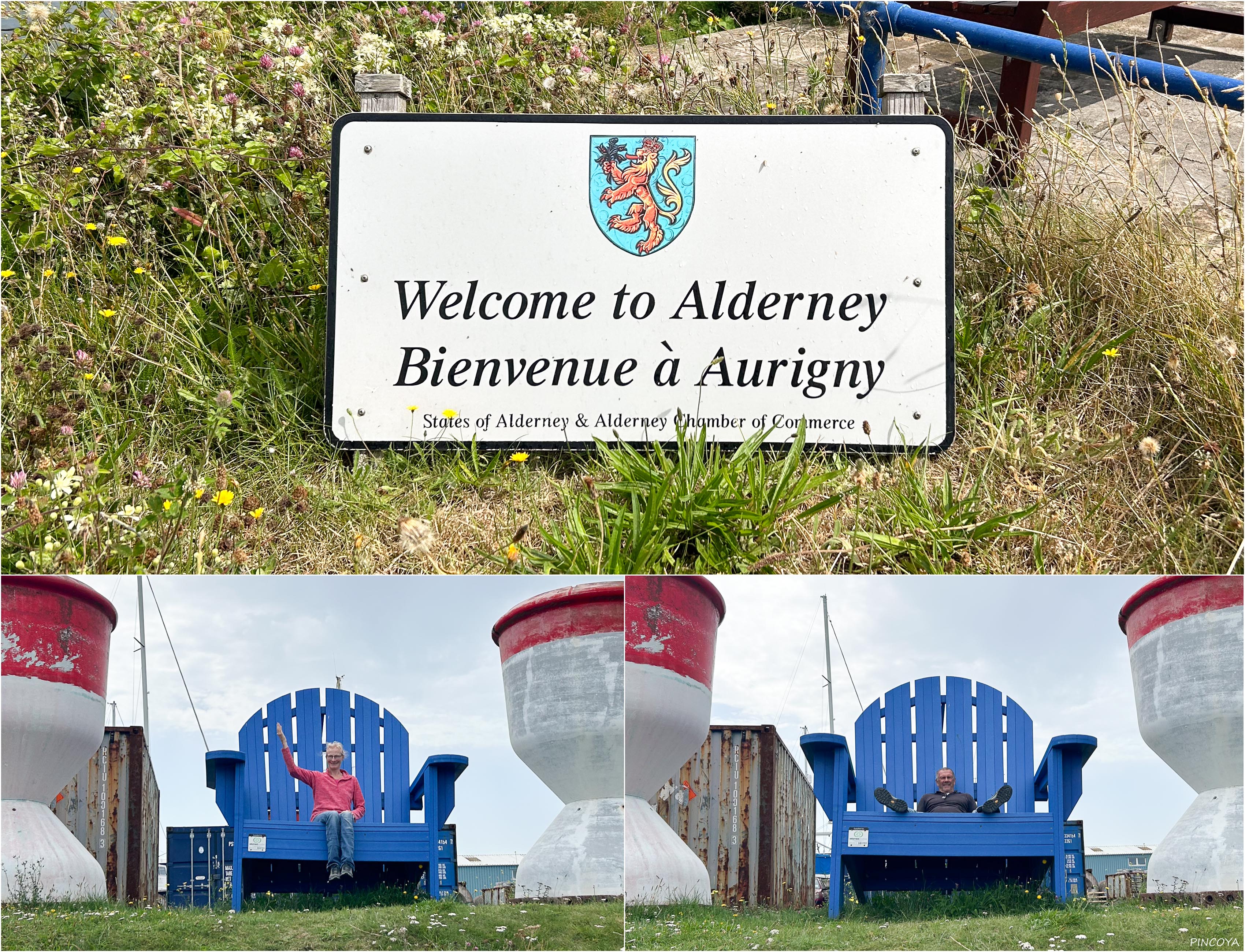 „So werden auf Alderney neue Besucher empfangen“