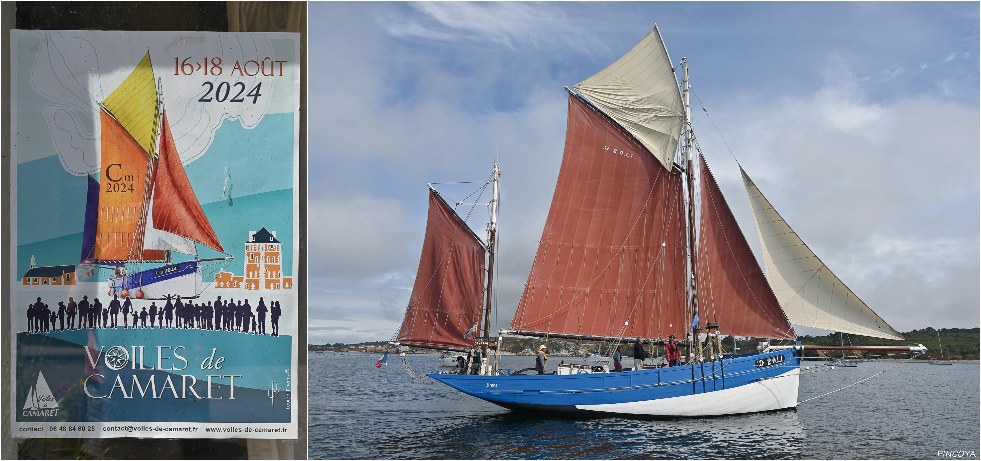 „Am Samstag ist auch großes Traditionssegler-Treffem in Camaret-sur-Mar.“