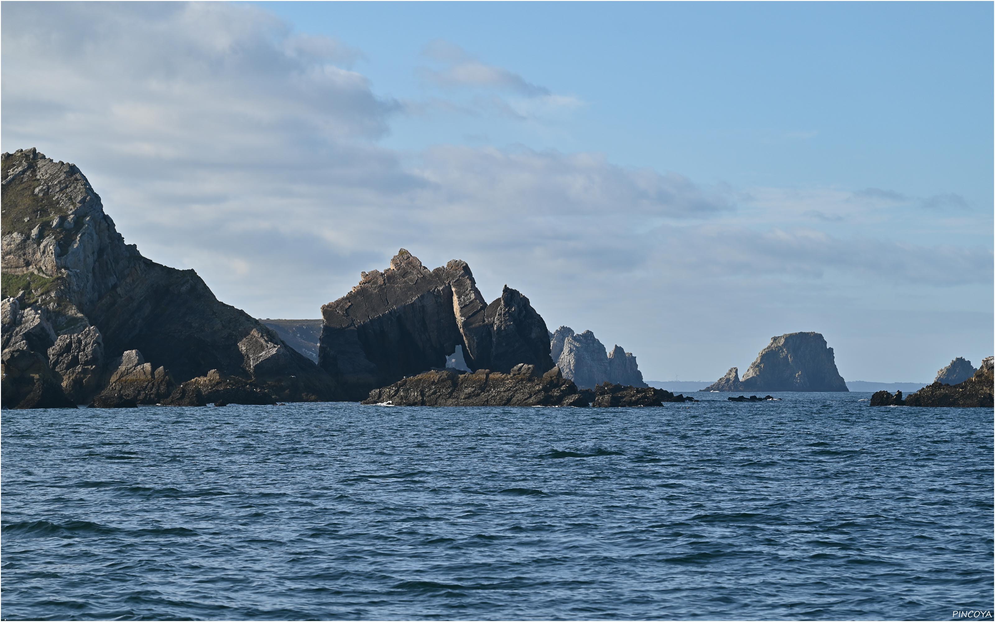 „Die Felsen vor der Bucht vorn Camaret-sur-Mer“