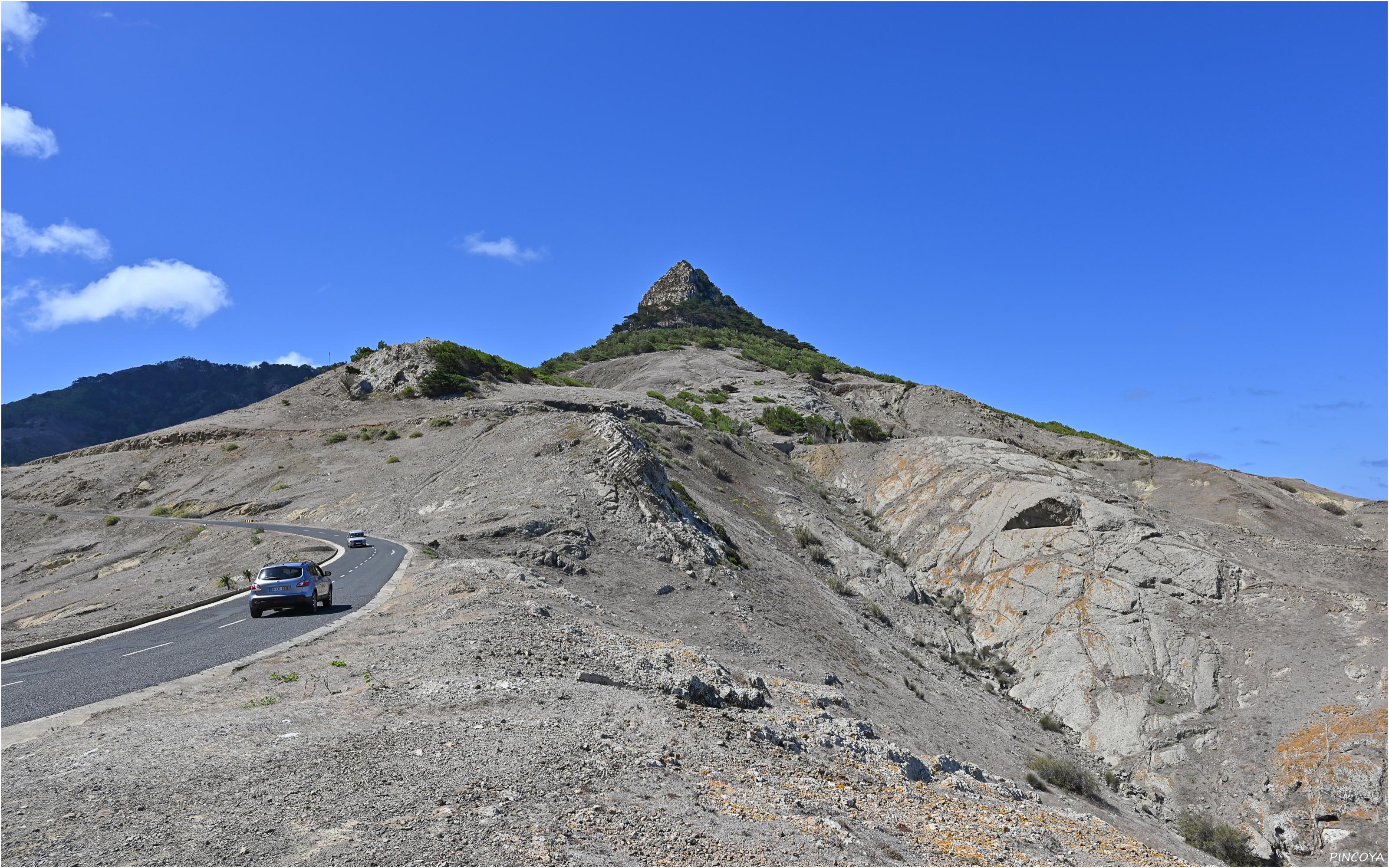 „Auf dem Parkplatz des PR1 im Norden von Porto Santo I“