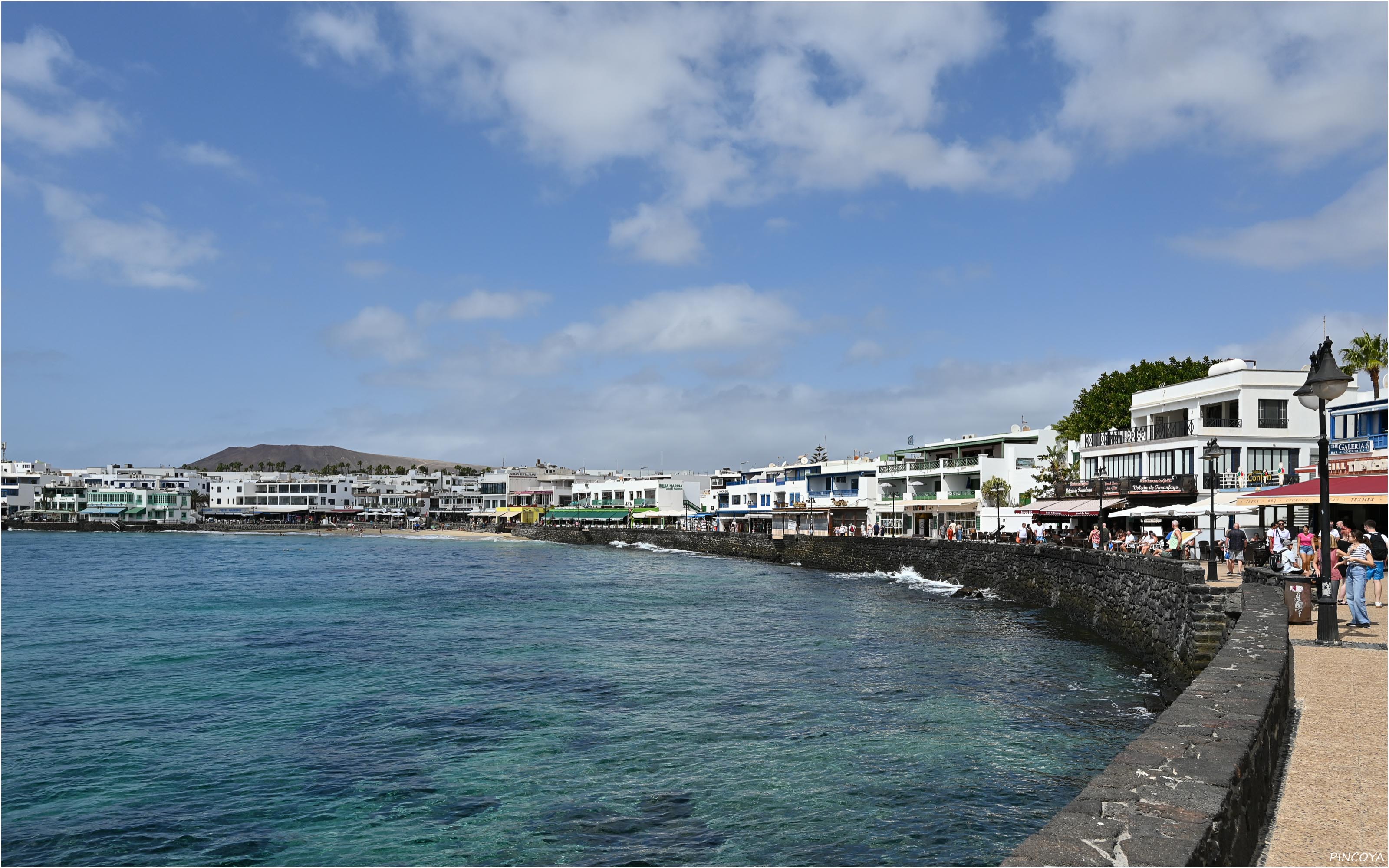 „Die Promenade von Playa Blanca.“