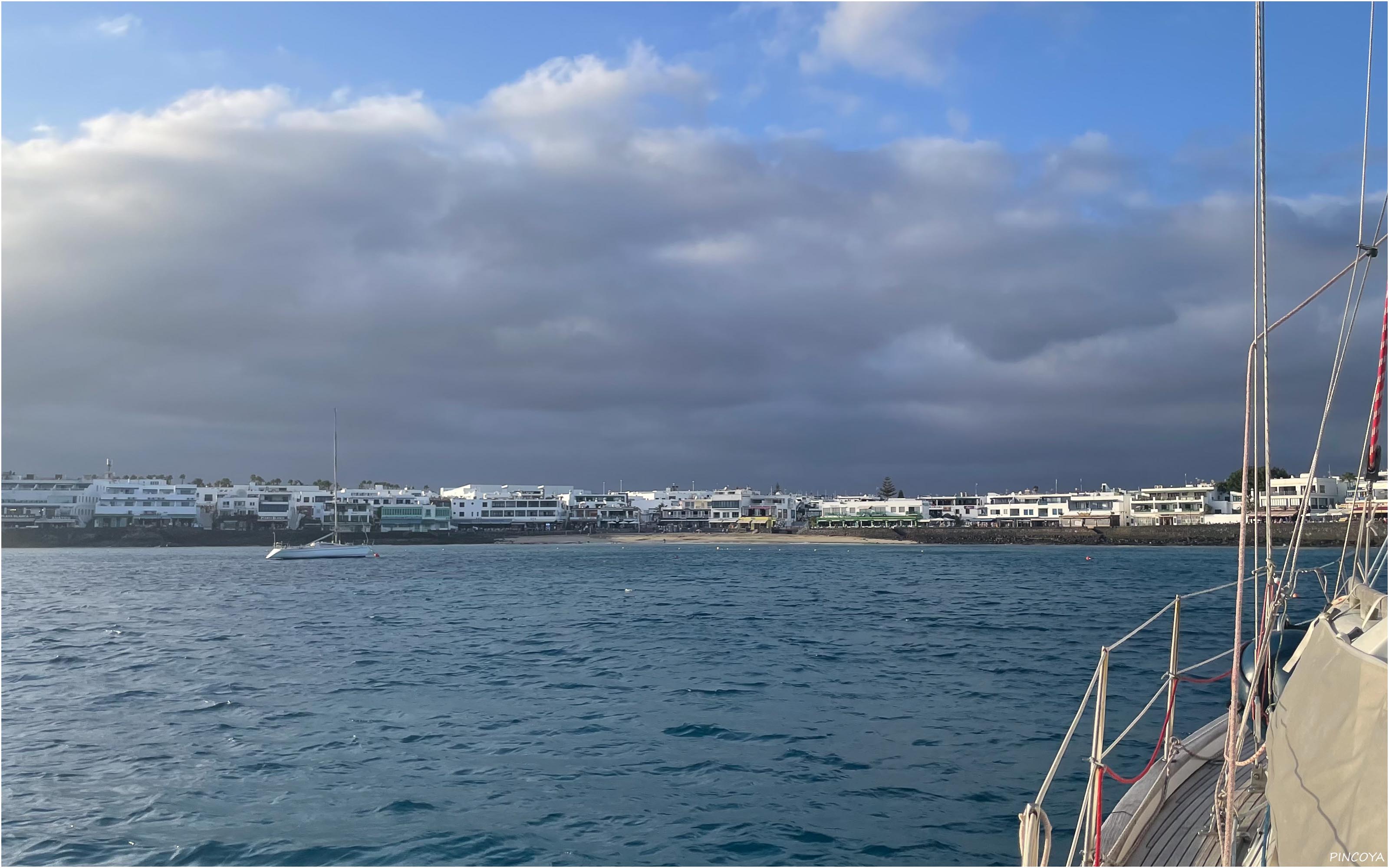 „Vor Playa Blanca vor Anker“