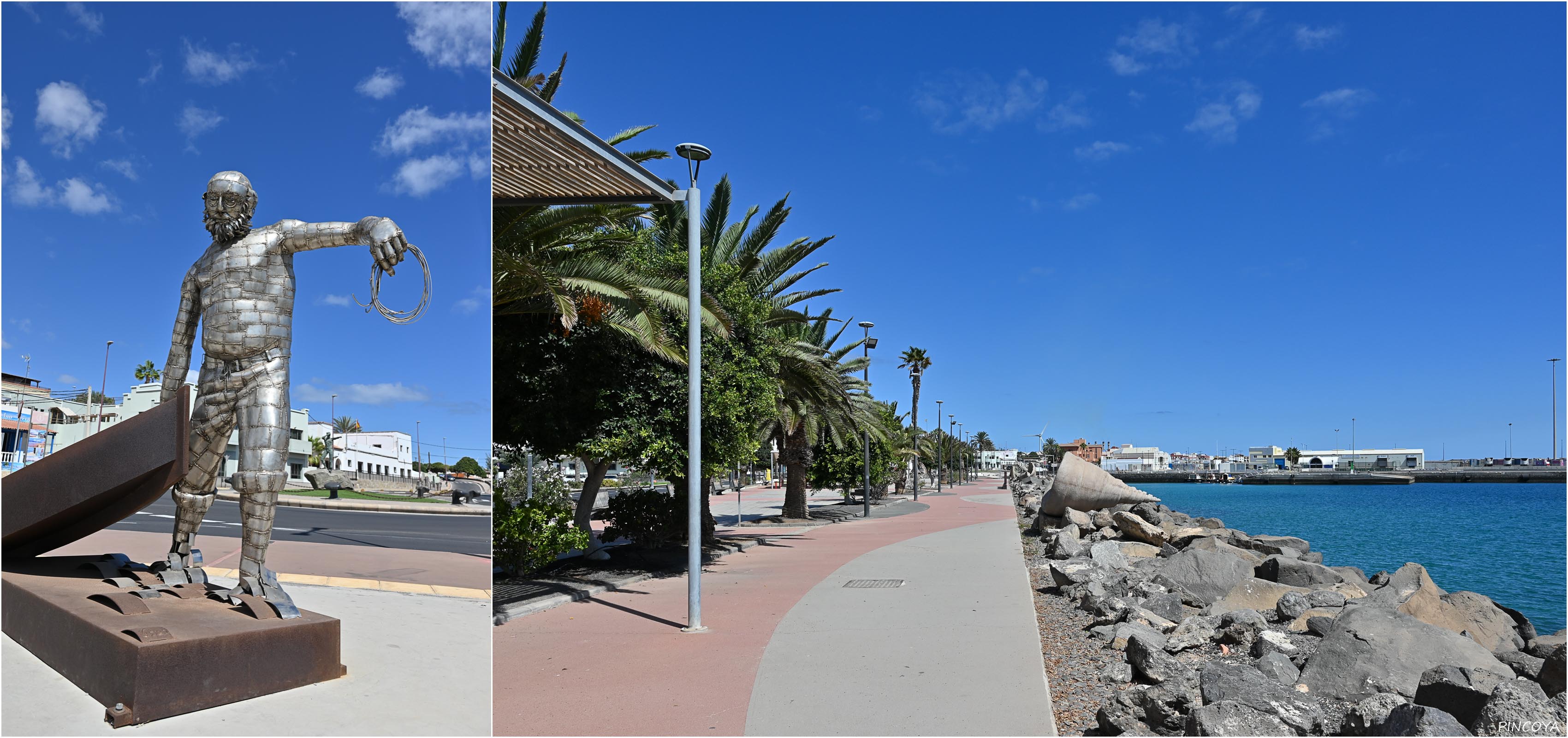 „Die Promenade von Puerto del Rosario.“