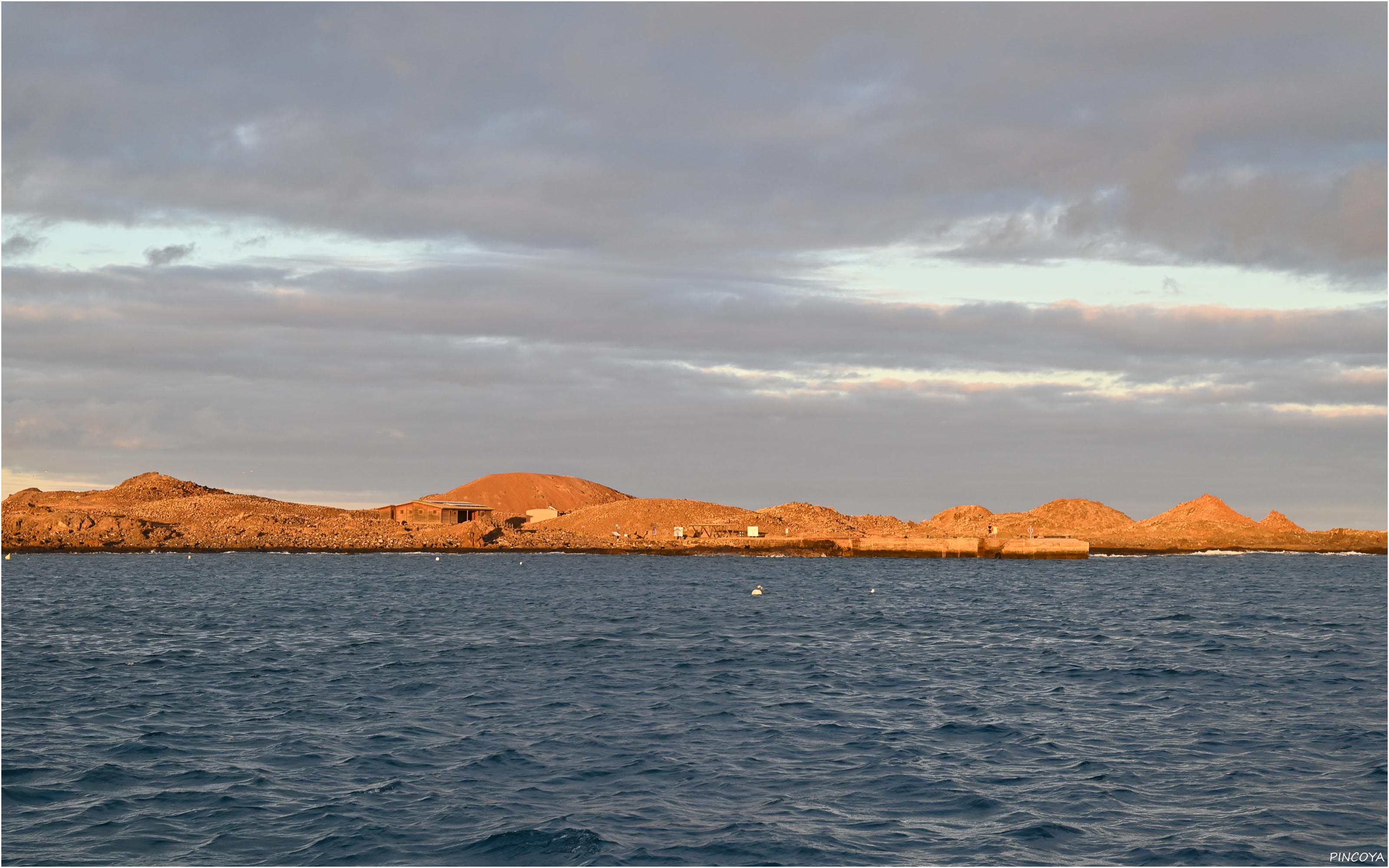 „Abendstimmung vor der Isla de Lobos.“