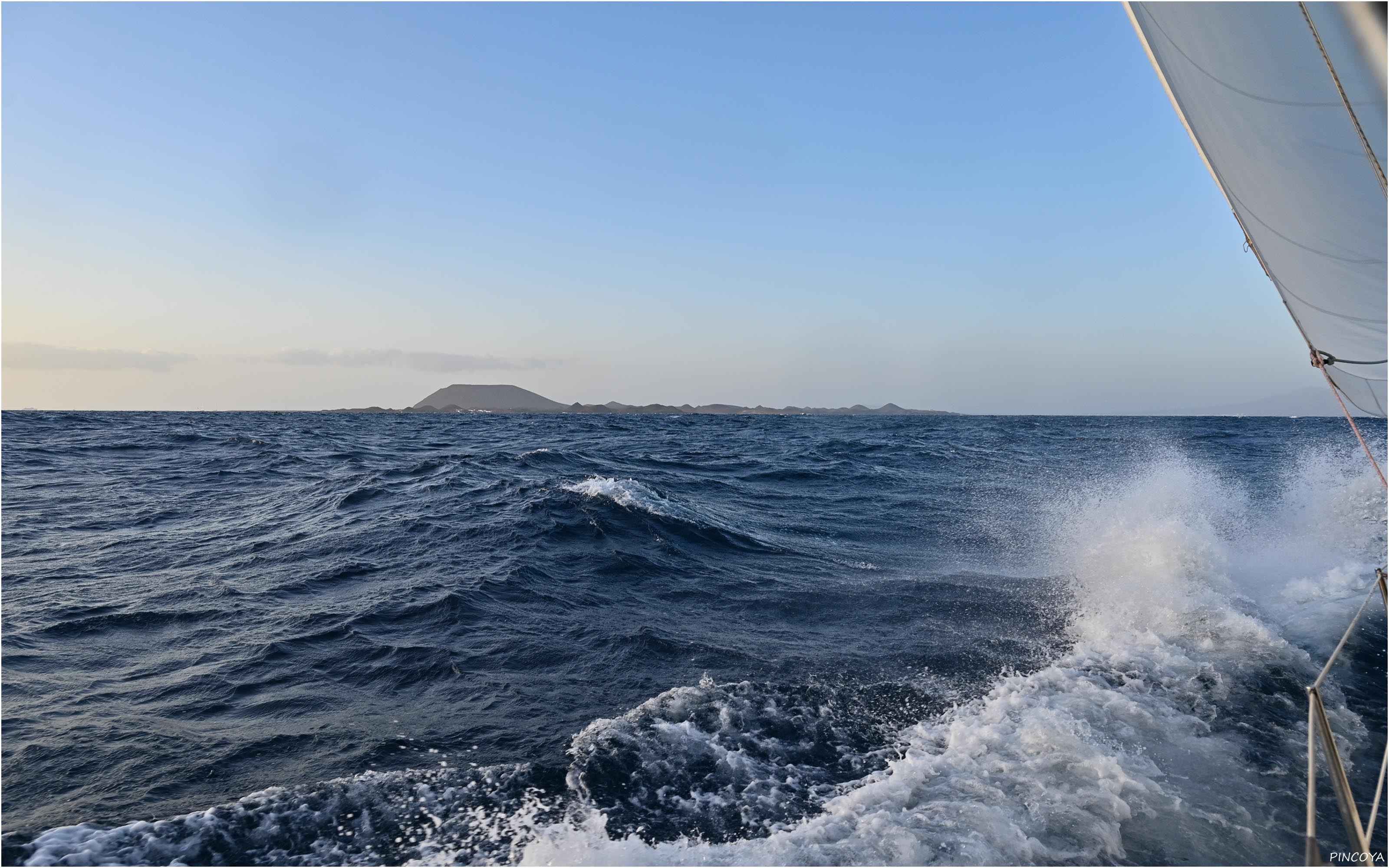 „Können wir die Isla de Lobos auf ihrer Ostseite nehmen?“