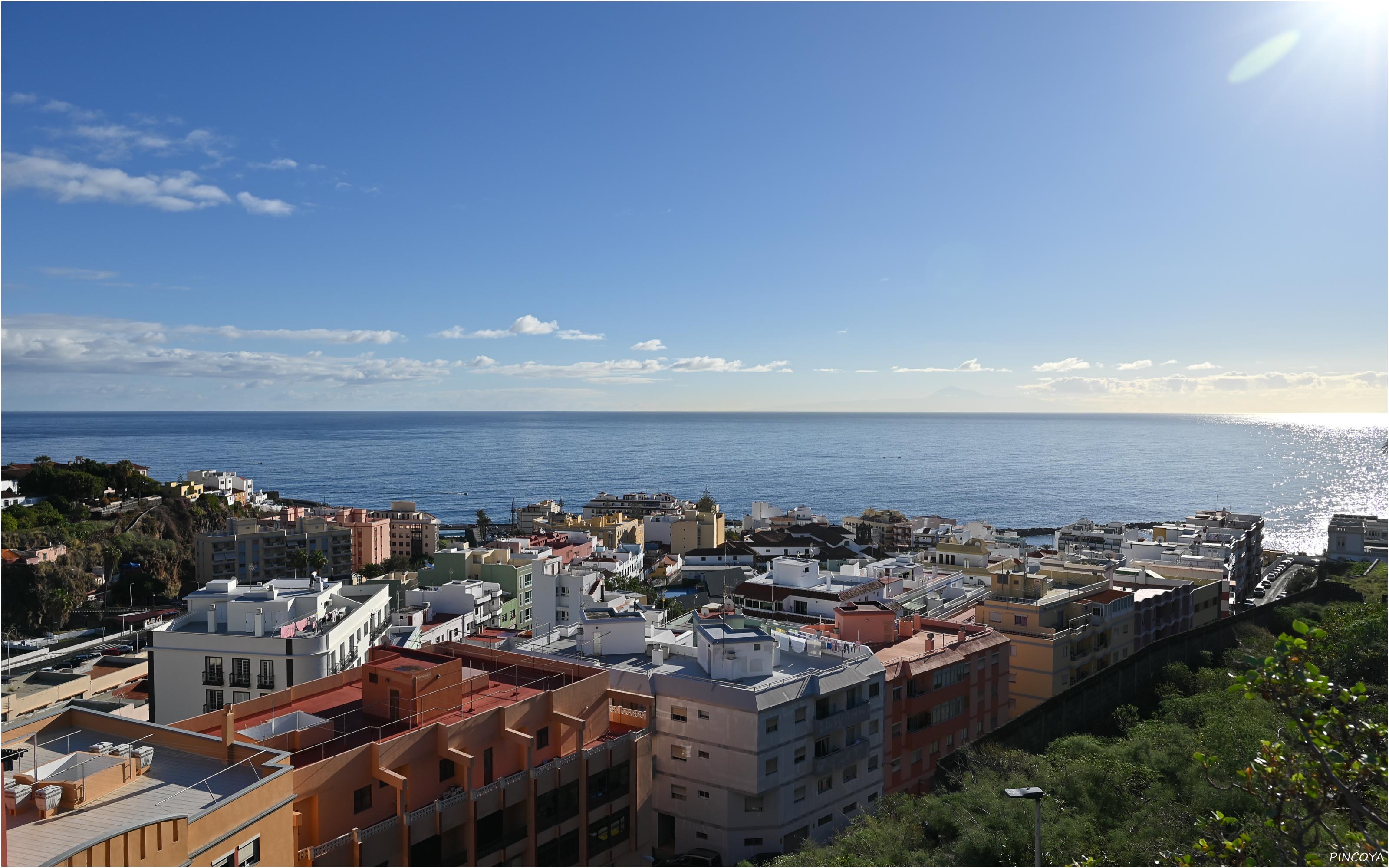 „Am Horizont ist der Teide auf Teneriffa ganz schwach zu erkennen.“