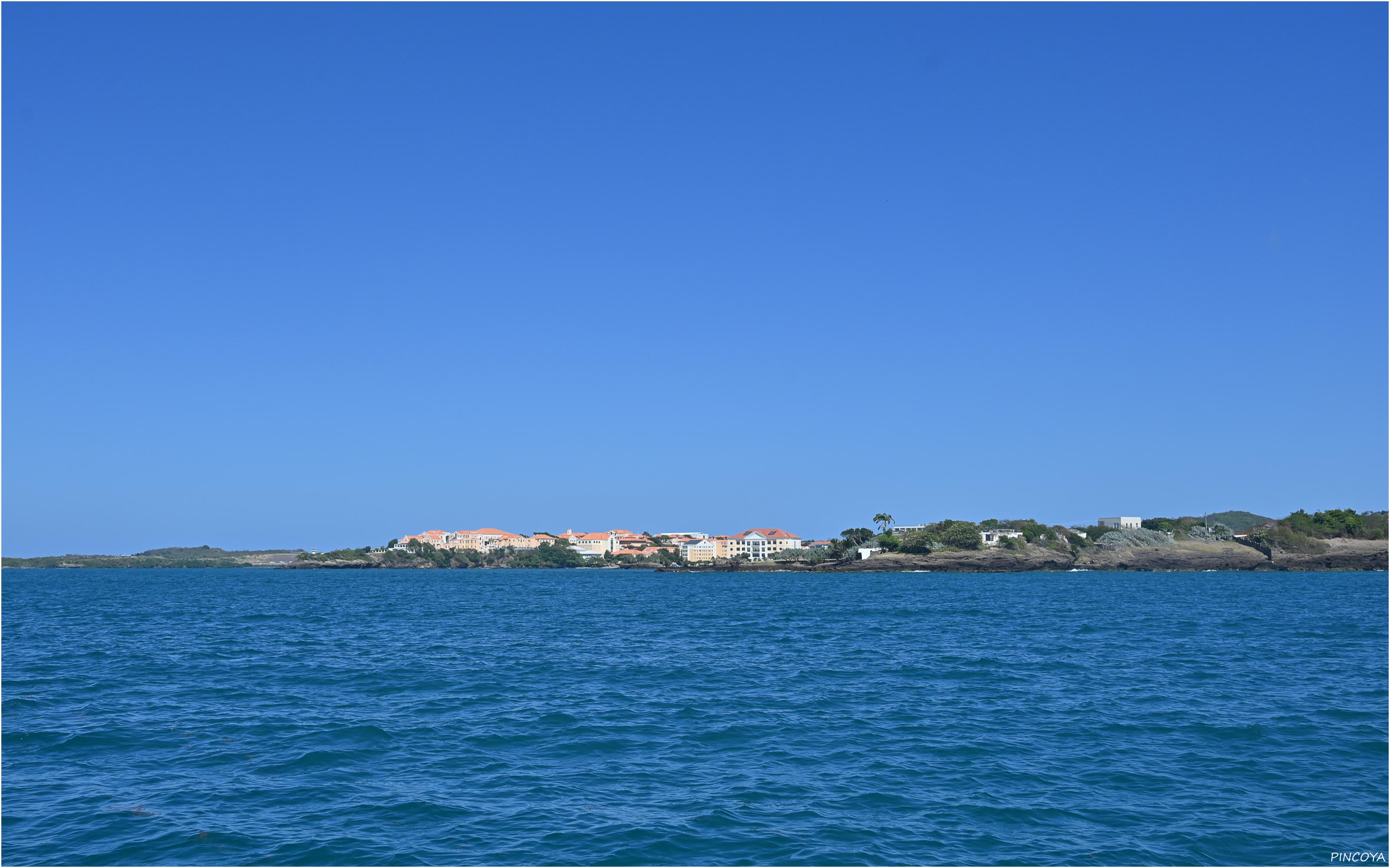 „der westliche Ausgang der Prickly Bay“